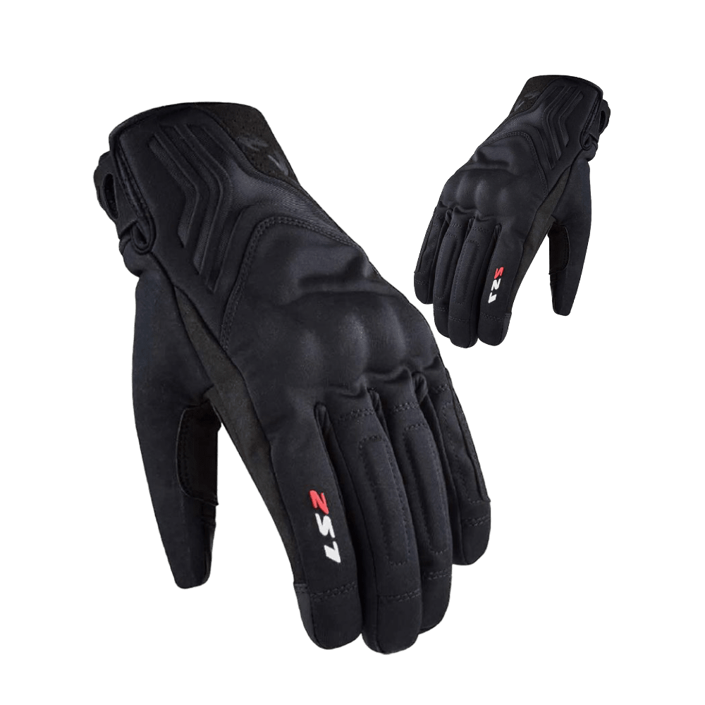GUANTES LS2 JET II BLACK MAN1
