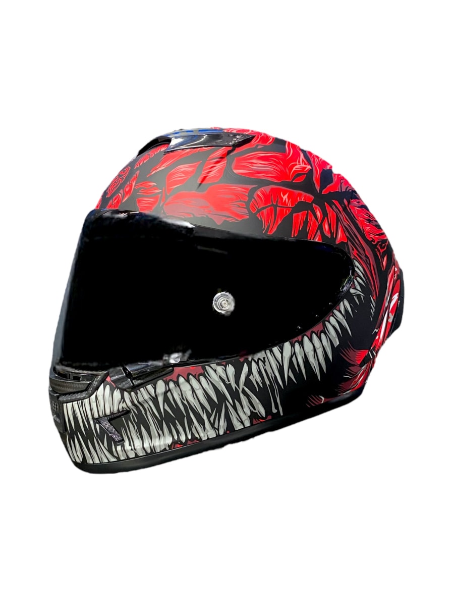 CASCO MAX VENOM RED RACER5