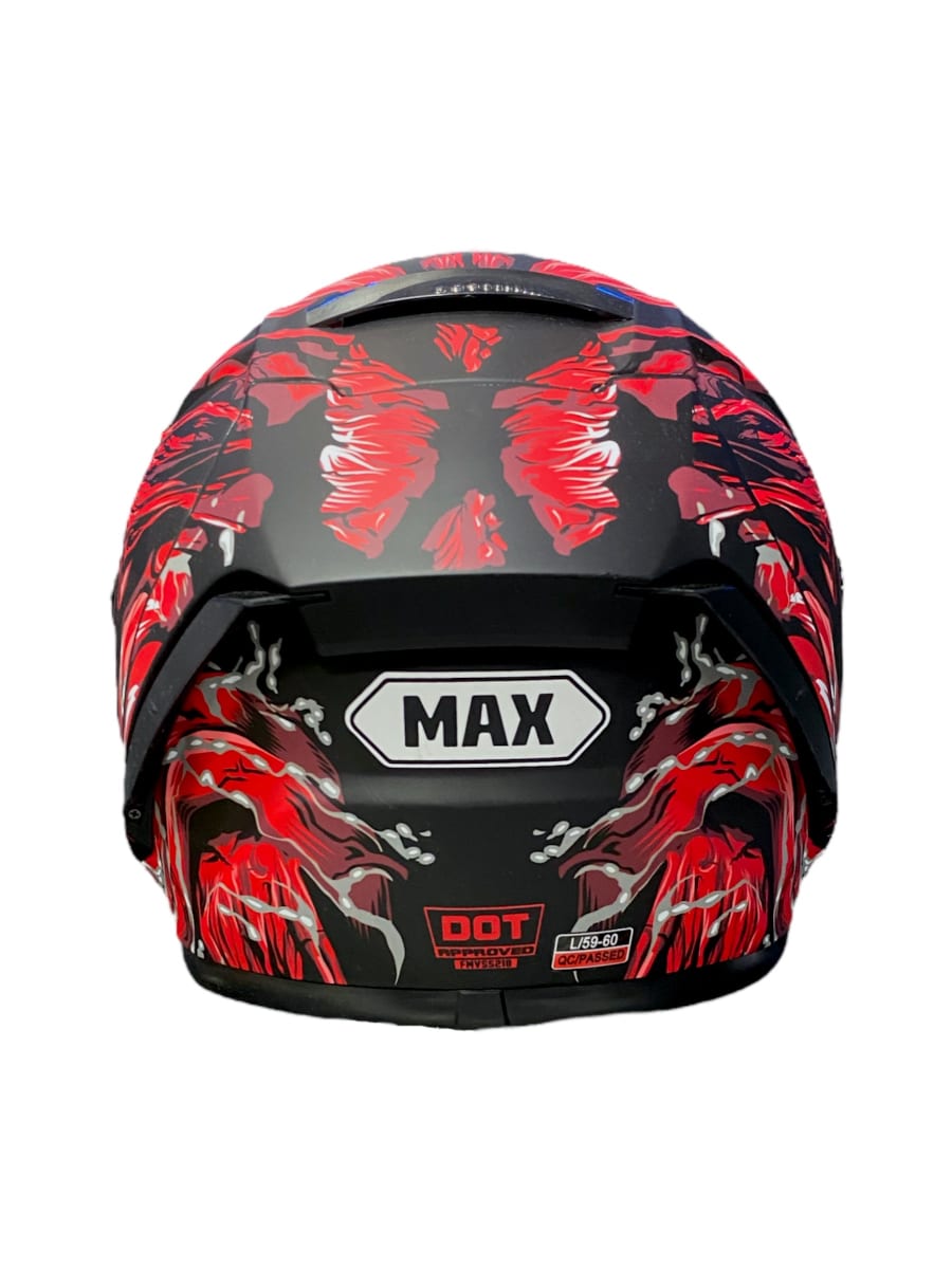 CASCO MAX VENOM RED RACER6