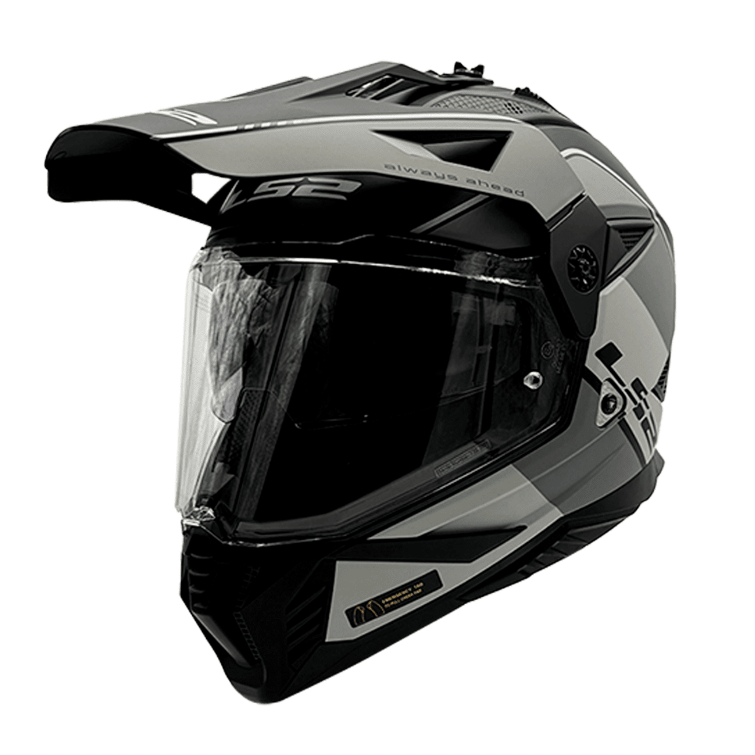CASCO LS2 MX702 PIONEER II RALLY GRAY MATTE1