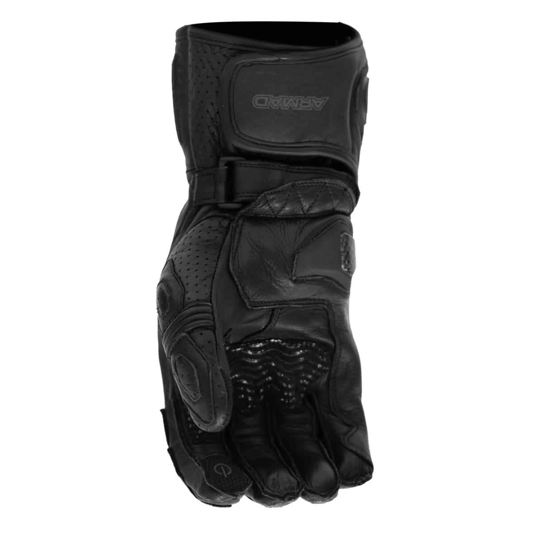 GUANTES ARMAD RANGE LARGOS CUERO  BLACK3