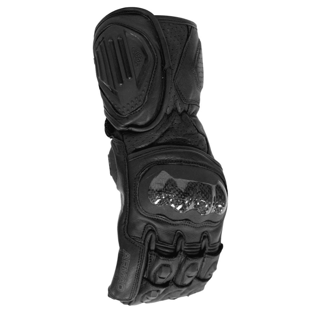 GUANTES ARMAD RANGE LARGOS CUERO  BLACK2