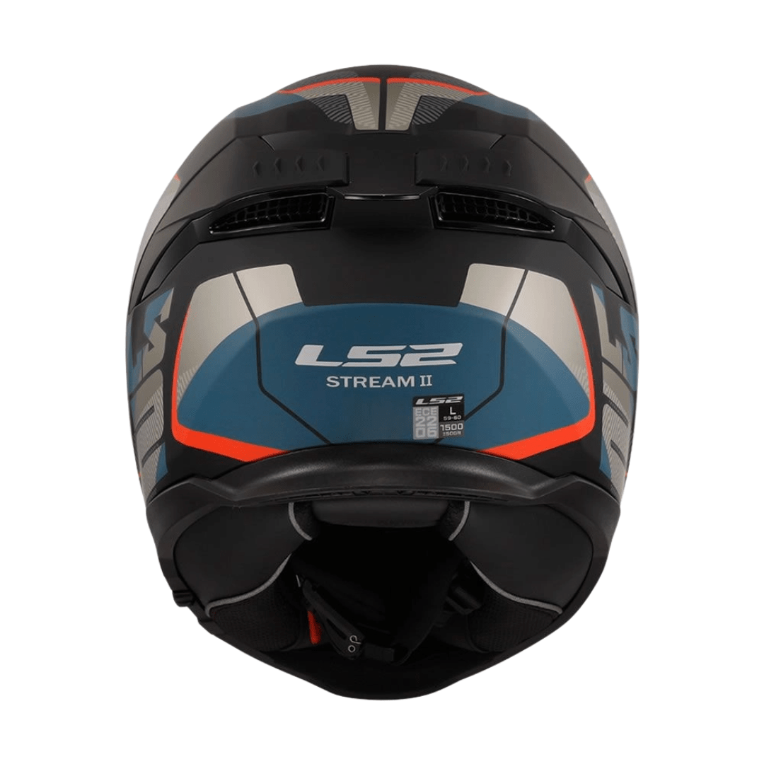 CASCO LS2 FF808 STREAM II ROAD ORANGE BLUE GRAY MATTE3