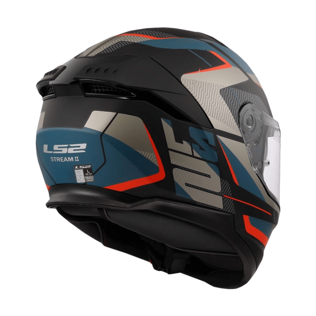CASCO LS2 FF808 STREAM II ROAD ORANGE BLUE GRAY MATTE5