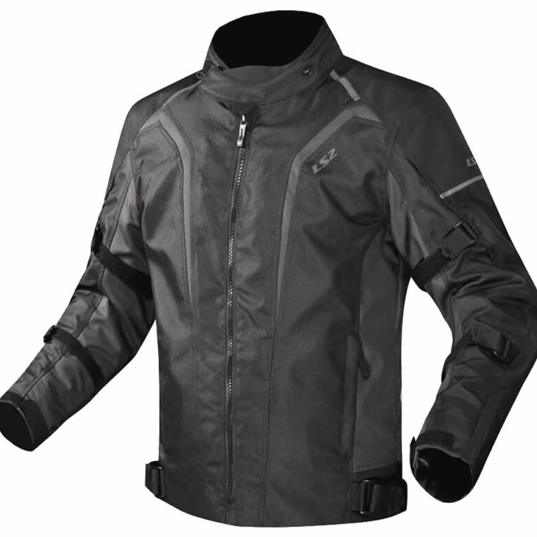 CHAQUETA LS2 SEPANG BLACK GRAY1