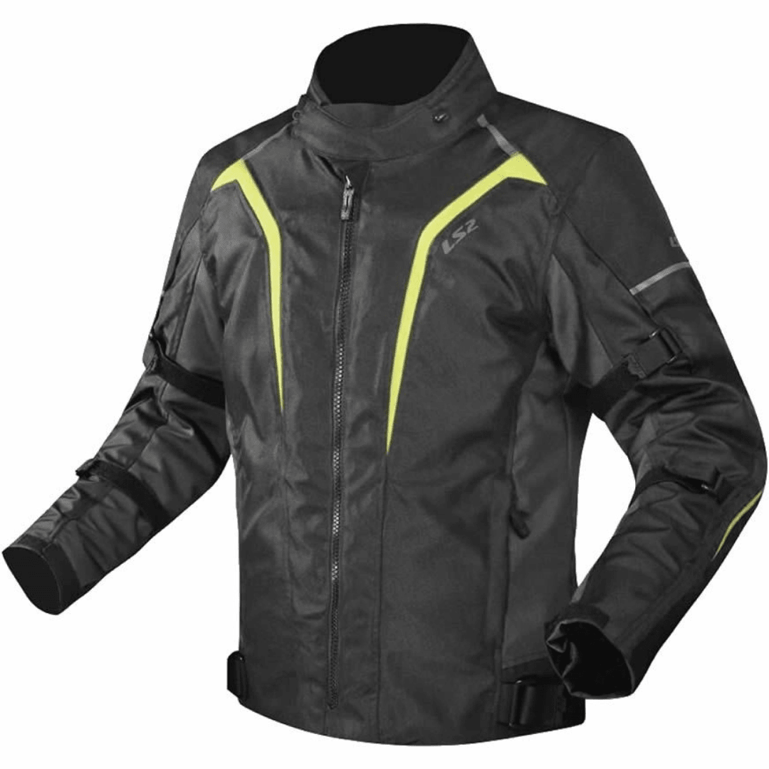CHAQUETA LS2 SEPANG YELLOW BLACK1