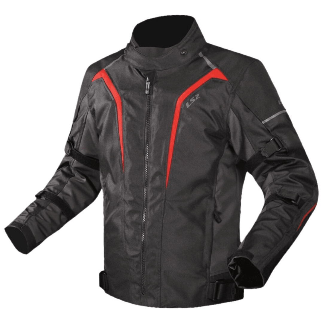 CHAQUETA LS2 SEPANG BLACK RED1