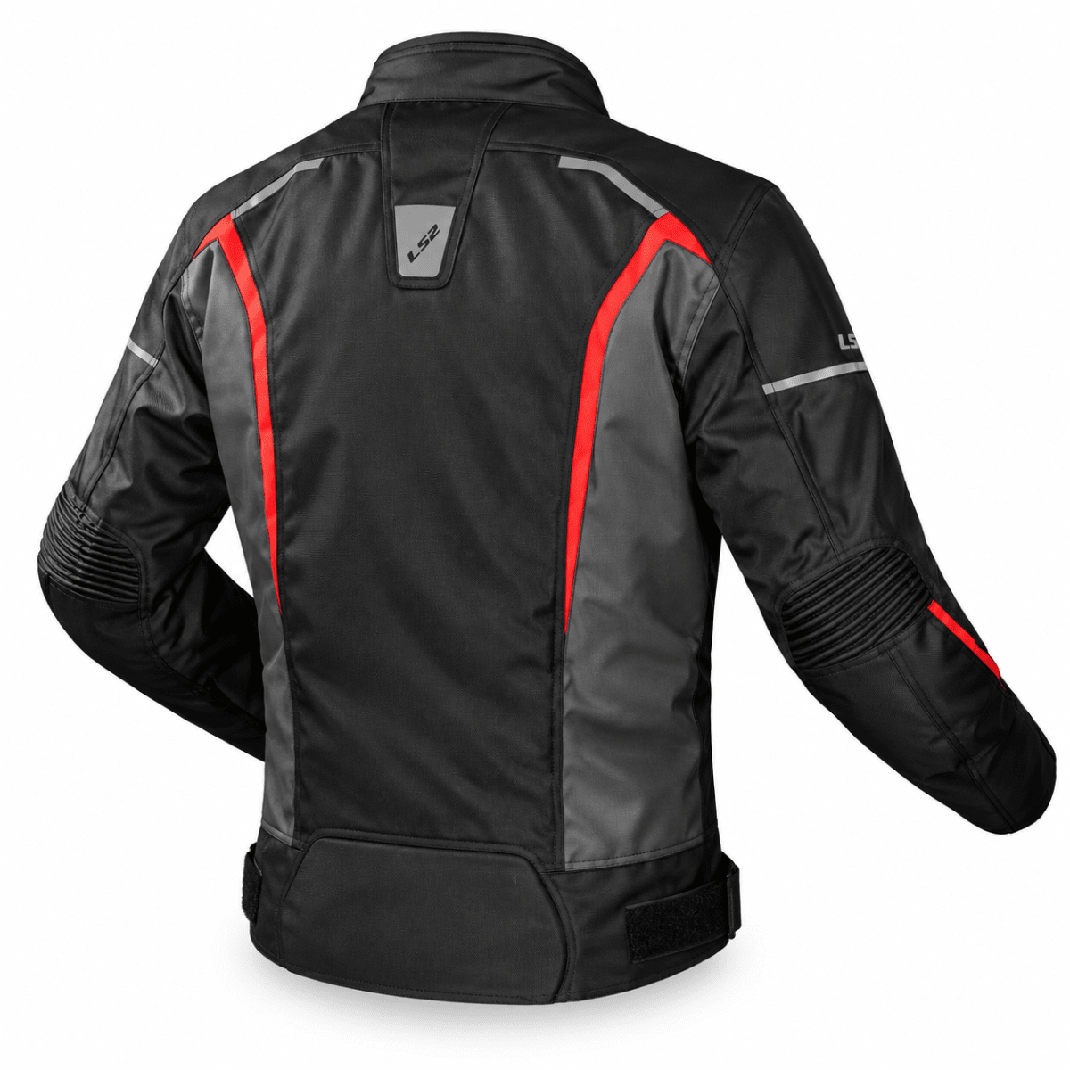CHAQUETA LS2 SEPANG BLACK RED1
