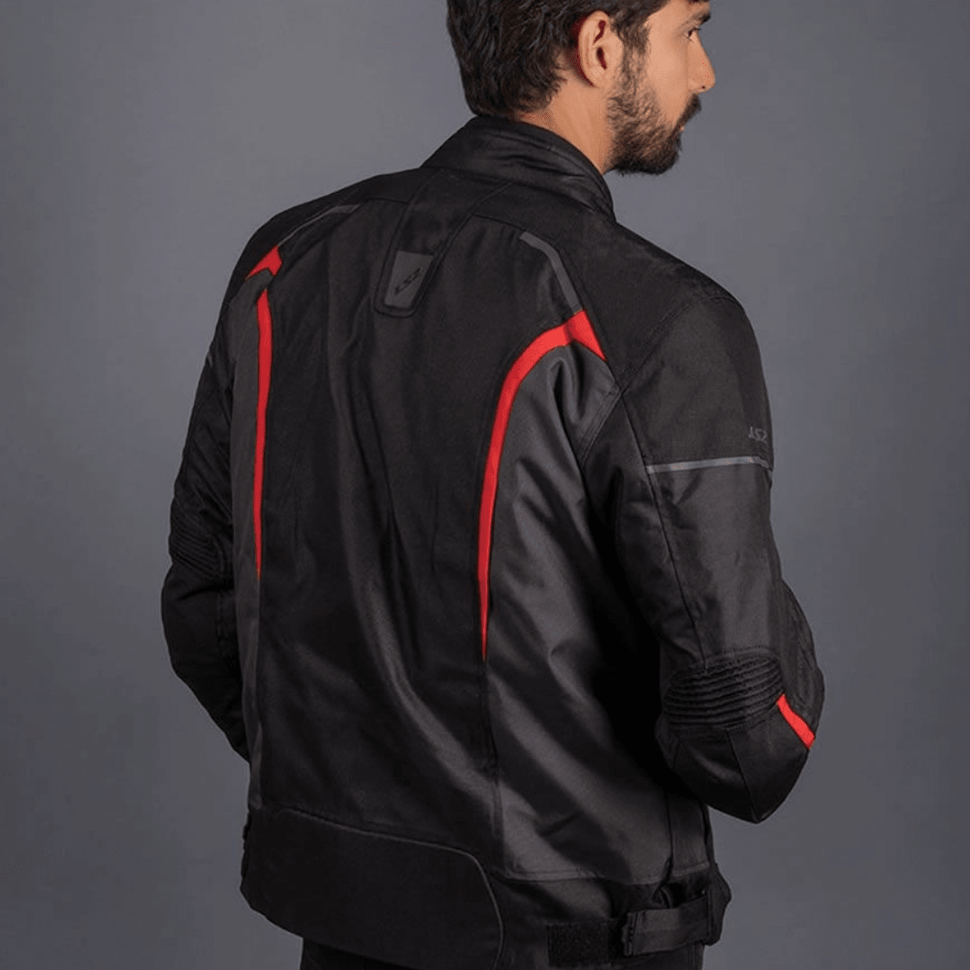 CHAQUETA LS2 SEPANG BLACK RED4
