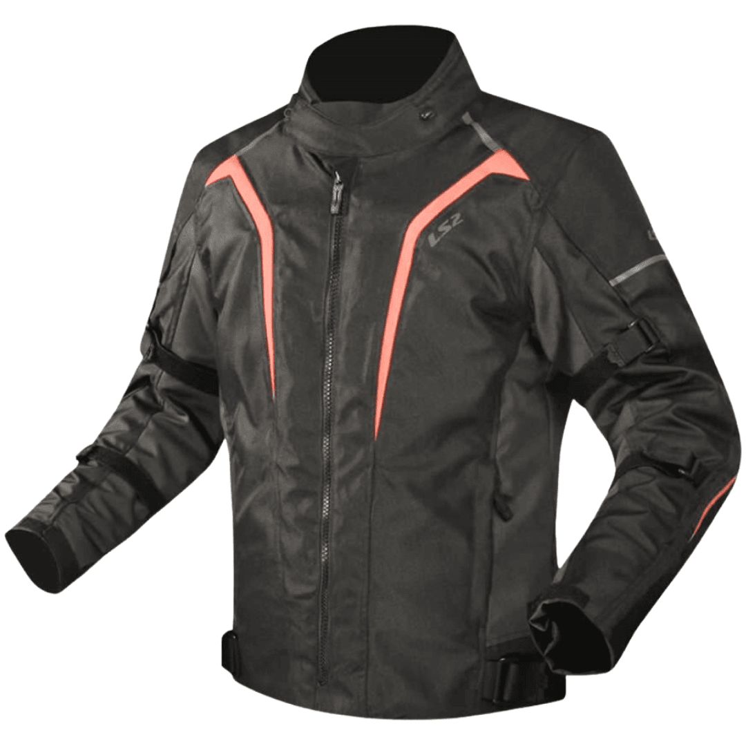 CHAQUETA LS2 SEPANG BLACK RED1