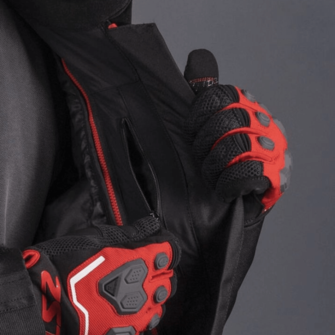 CHAQUETA LS2 SEPANG BLACK RED4