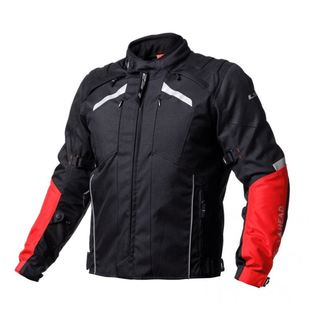 CHAQUETA LS2 SERRA MAN BLACK RED1