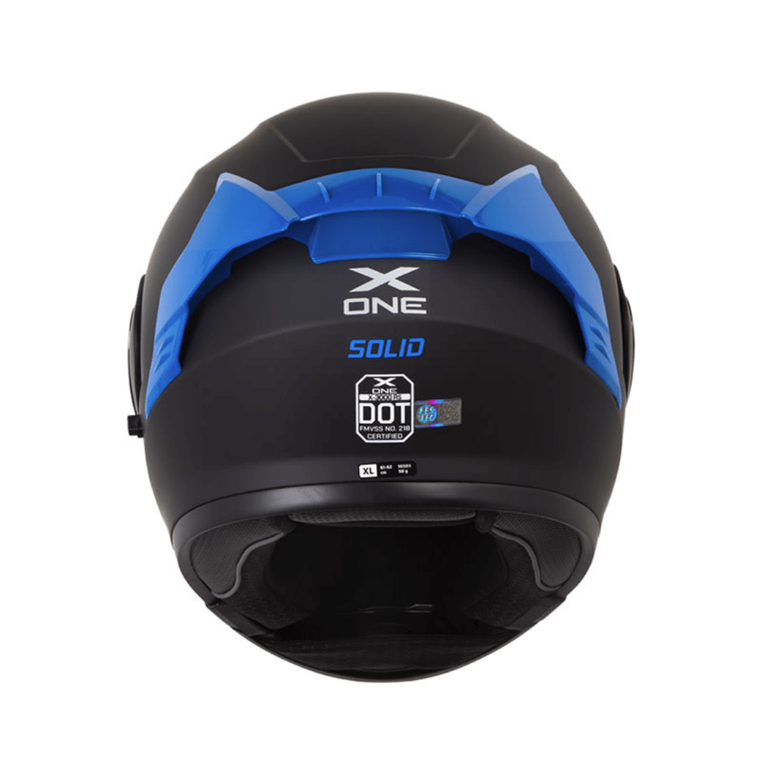 CASCO ABATIBLE XONE 3000RS SOLID BLACK BLUE TYPE BLUE2