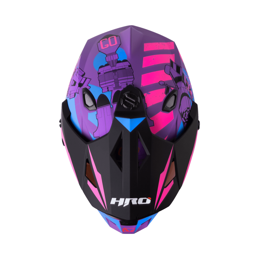 CASCO MULTIPROPÓSITO HRO MX330 SPACE RACE PINK2