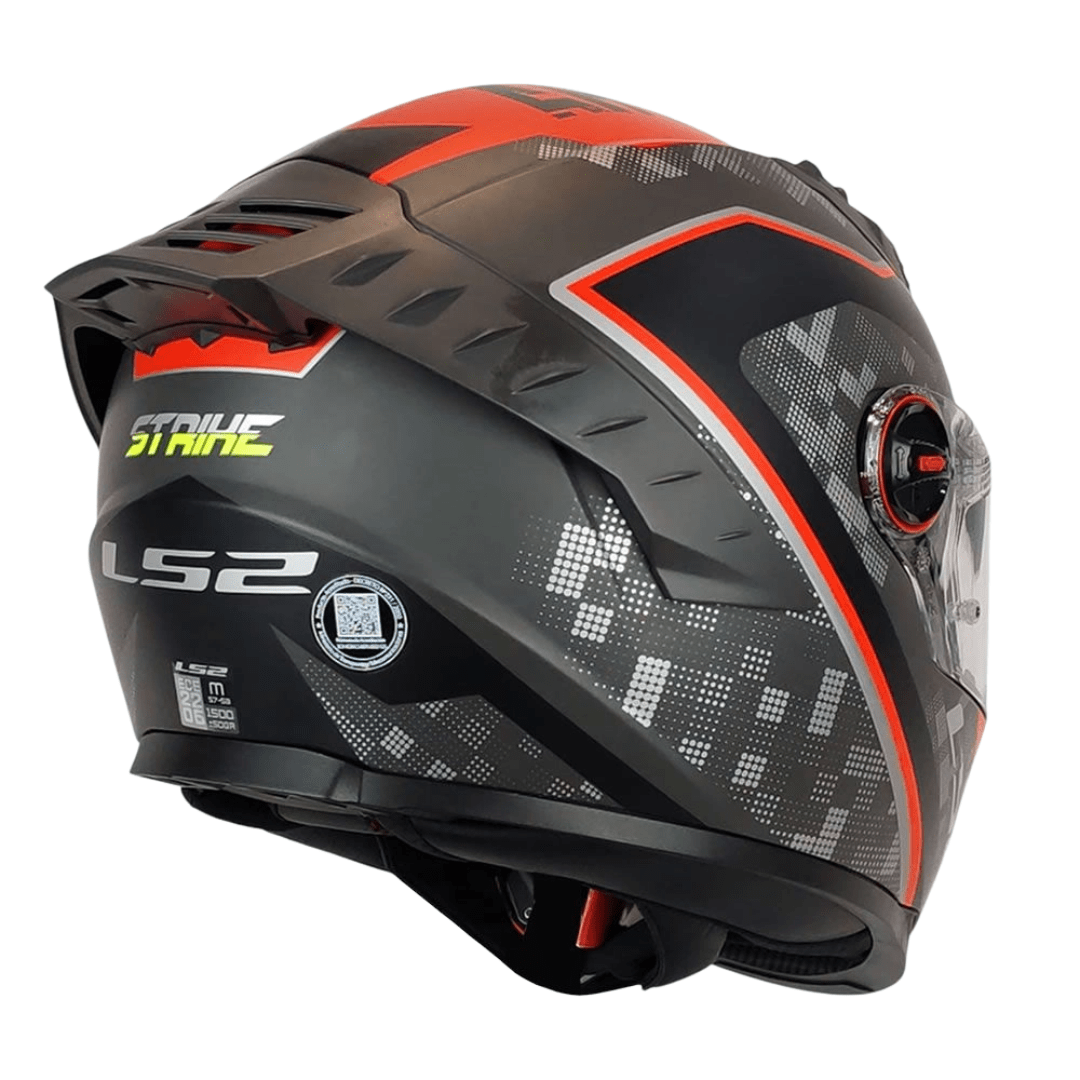 CASCO LS2 FF816 COSMOS STRIKE RED GRAY2