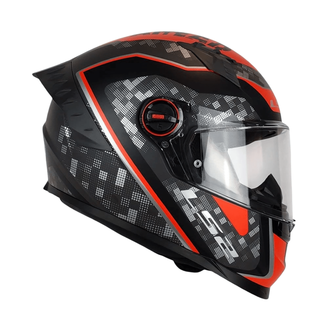 CASCO LS2 FF816 COSMOS STRIKE RED GRAY3