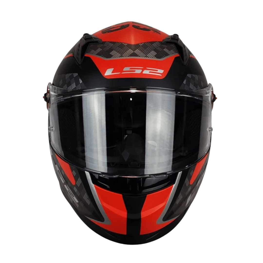 CASCO LS2 FF816 COSMOS STRIKE RED GRAY5