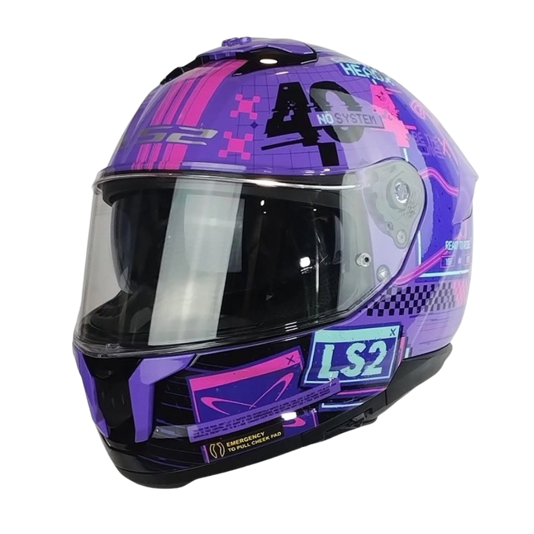 CASCO LS2 FF808 STREAM II SYSTEM PURPLE1