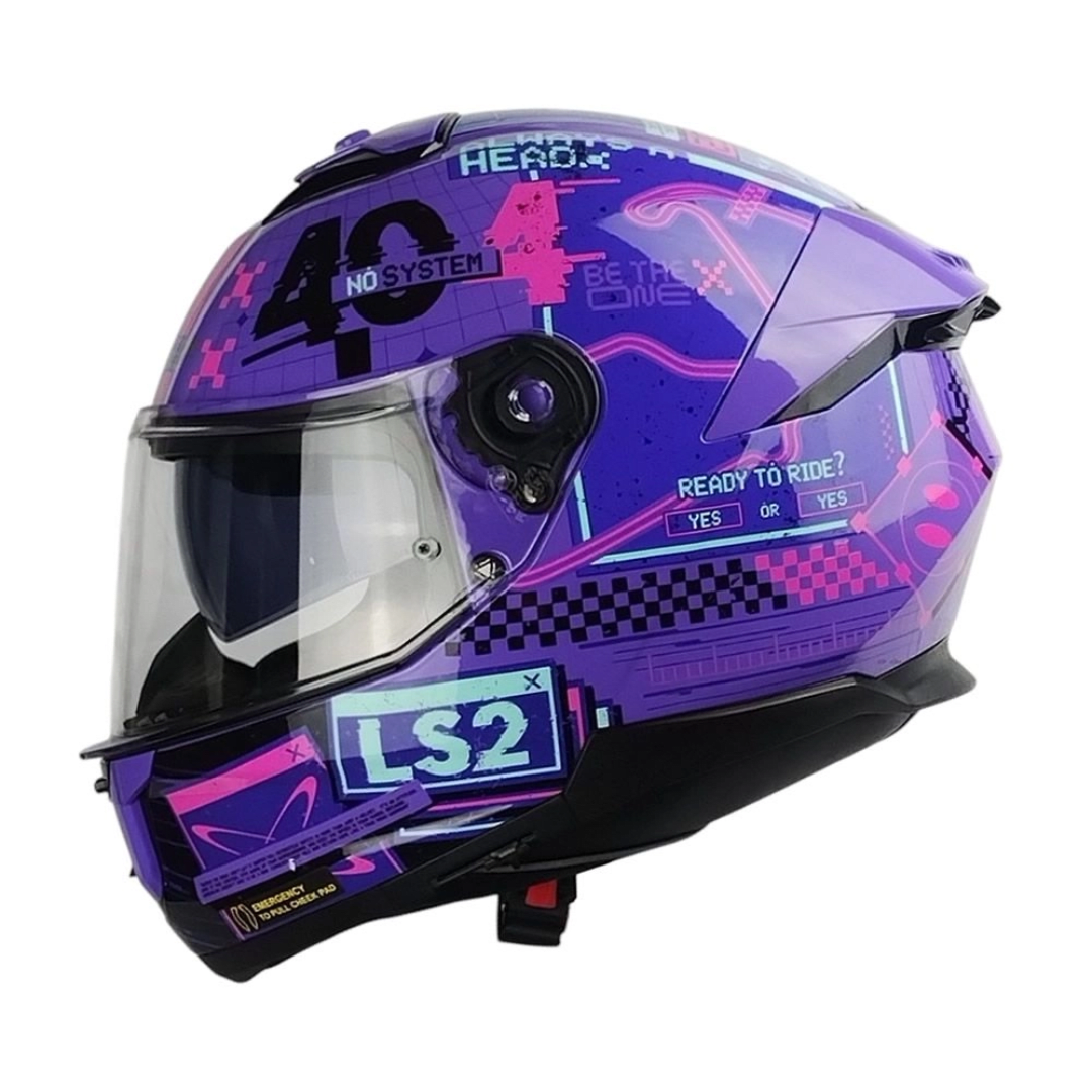 CASCO LS2 FF808 STREAM II SYSTEM PURPLE3