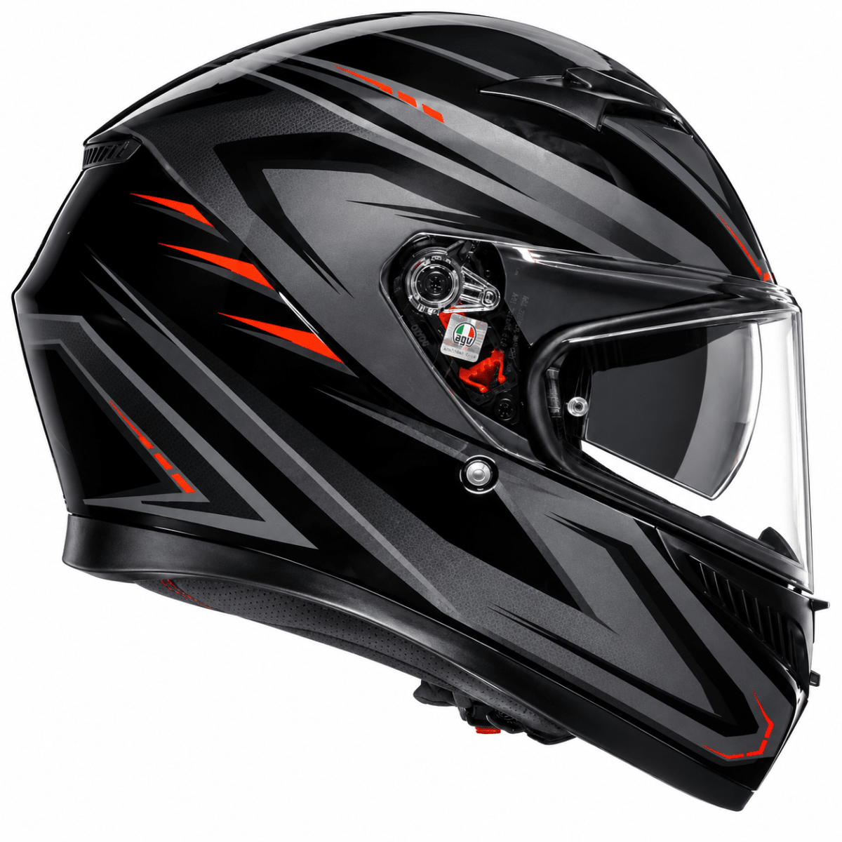CASCO AGV K3 SYTH BLACK RED2