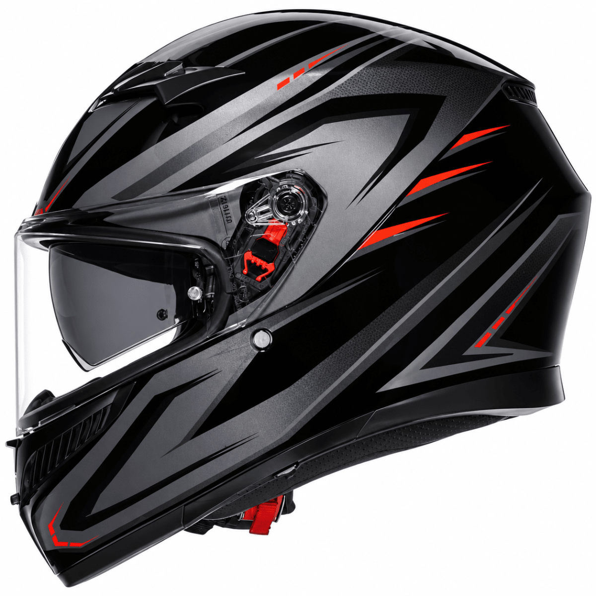 CASCO AGV K3 SYTH BLACK RED3