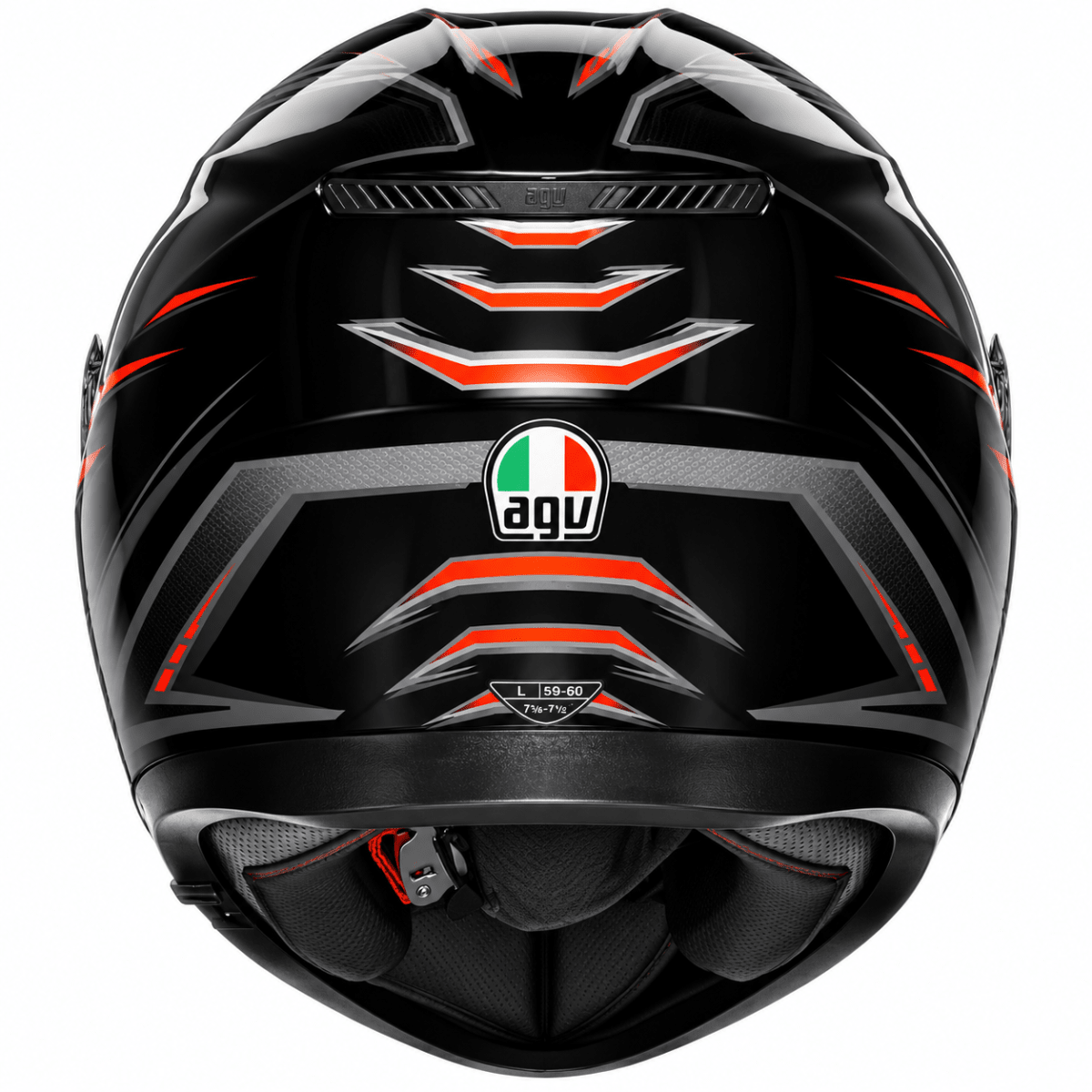 CASCO AGV K3 SYTH BLACK RED4