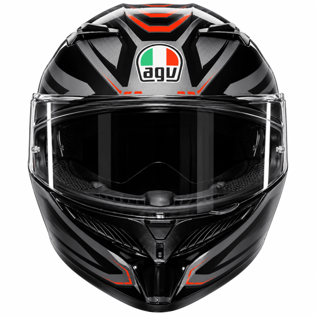 CASCO AGV K3 SYTH BLACK RED5