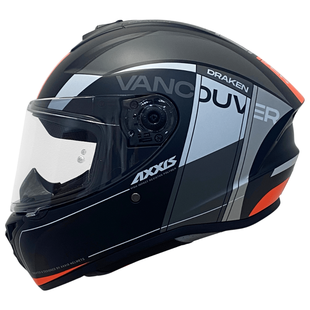 CASCO AXXIS DRAKEN S VANCOUVER B4 MATTE GRAY ORANGE1
