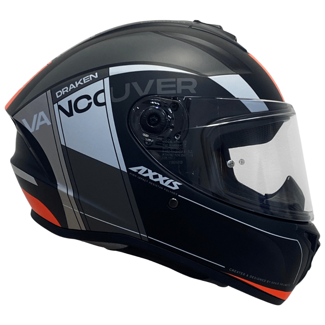 CASCO AXXIS DRAKEN S VANCOUVER B4 MATTE GRAY ORANGE2