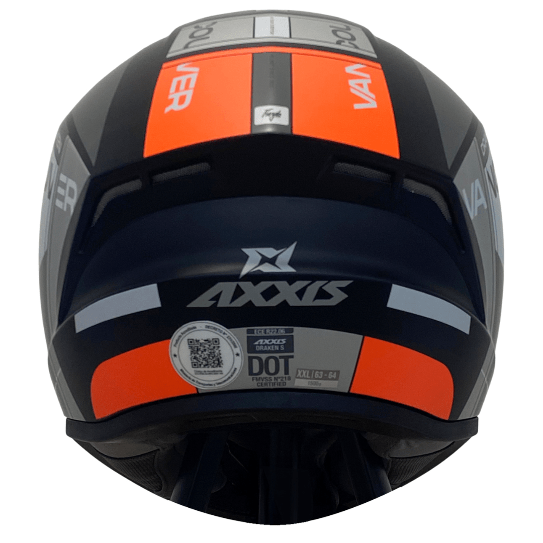 CASCO AXXIS DRAKEN S VANCOUVER B4 MATTE GRAY ORANGE5