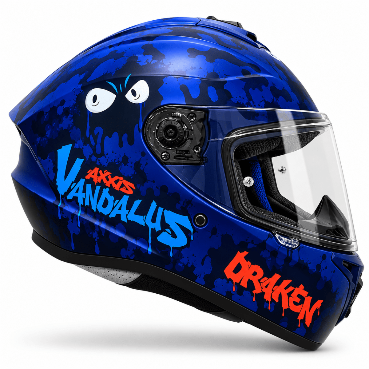 CASCO AXXIS DRAKEN VANDALUS C27 BLUE MATTE4