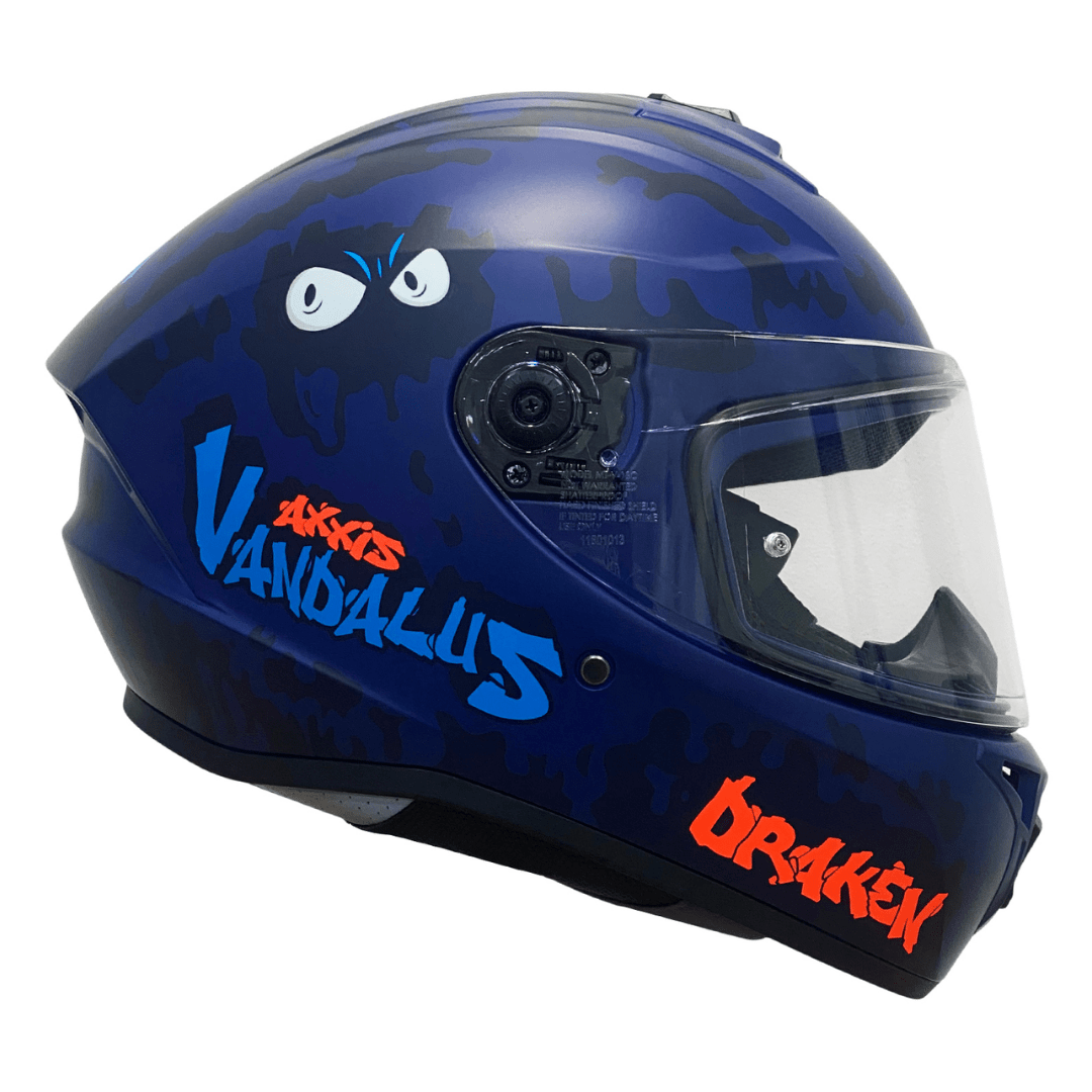 CASCO AXXIS DRAKEN VANDALUS C27 BLUE MATTE2