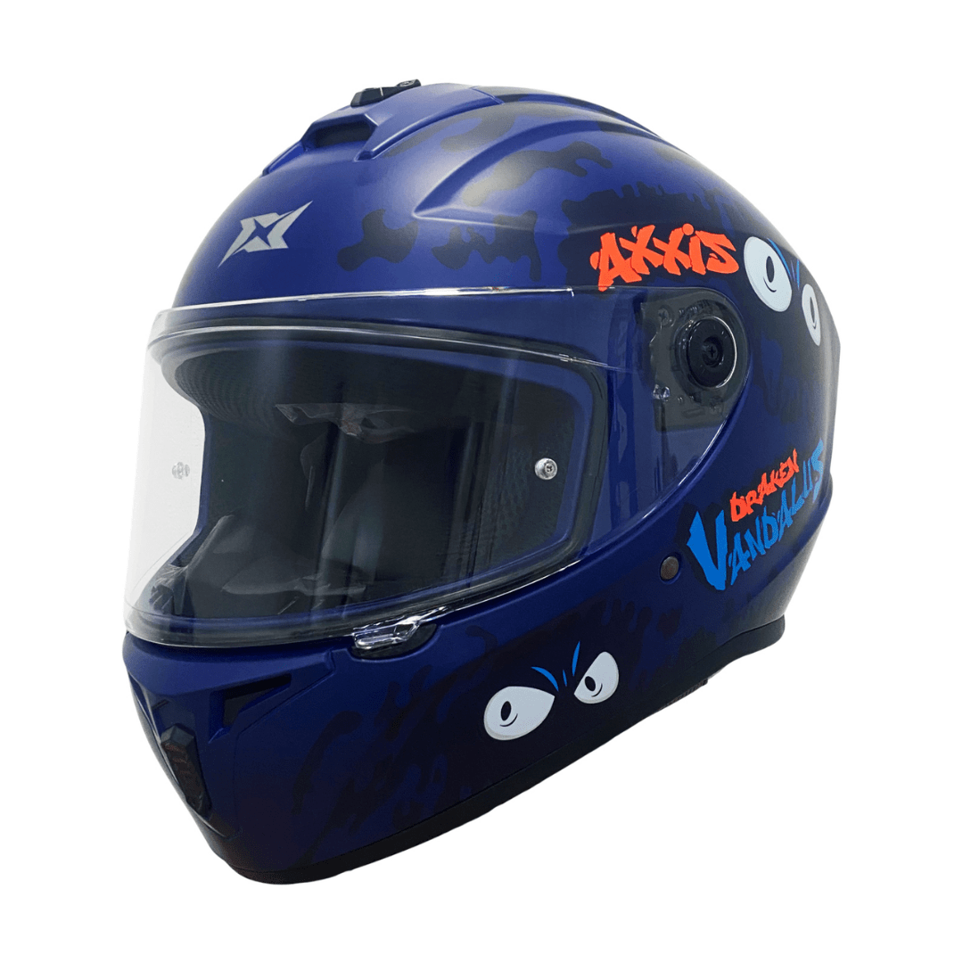 CASCO AXXIS DRAKEN VANDALUS C27 BLUE MATTE3