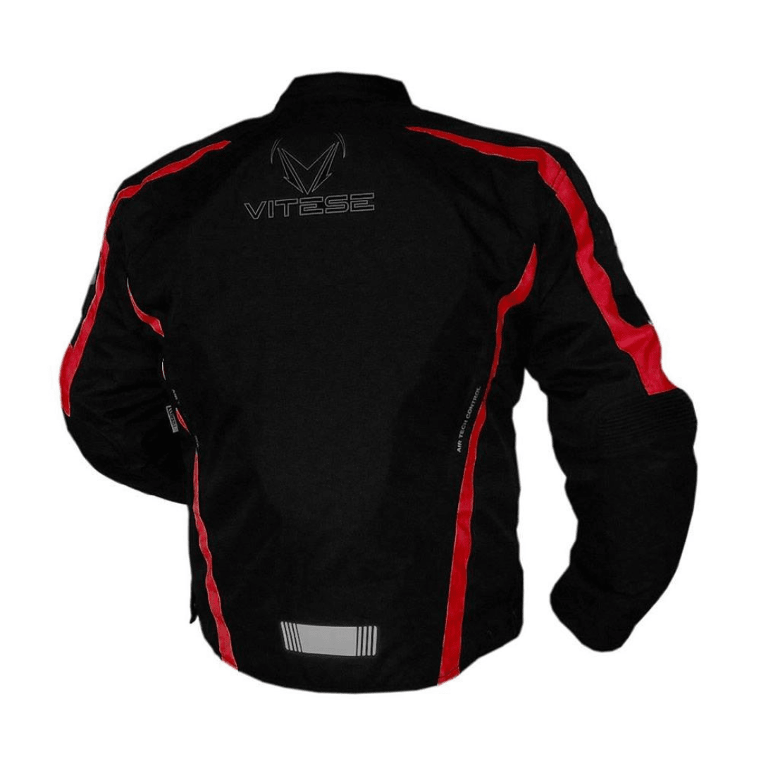 CHAQUETA VITESE FLIGHT RED BLACK2