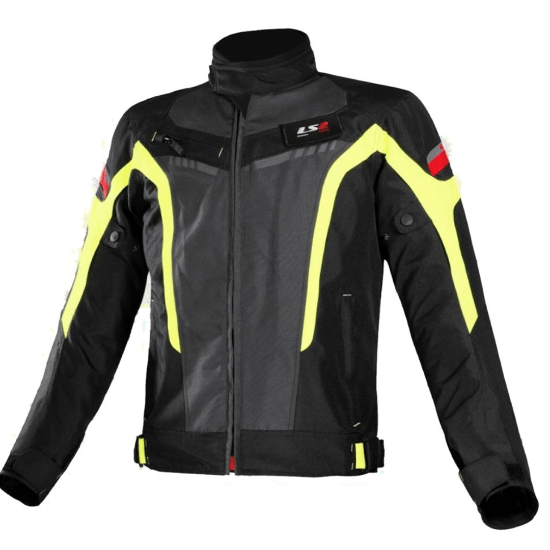 CHAQUETA LS2 WOLF BLACK YELLOW1