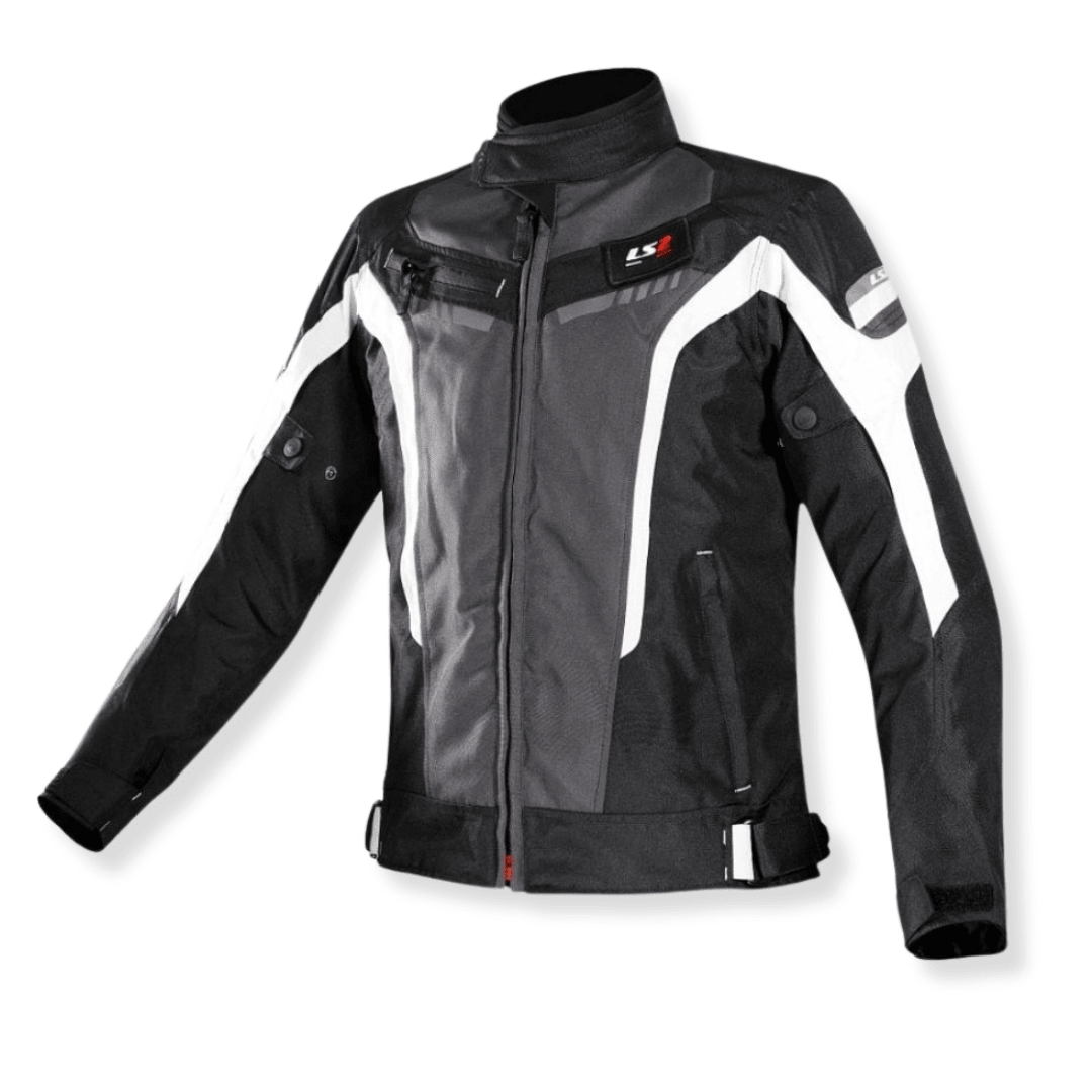 CHAQUETA LS2 WOLF BLACK GRAY1