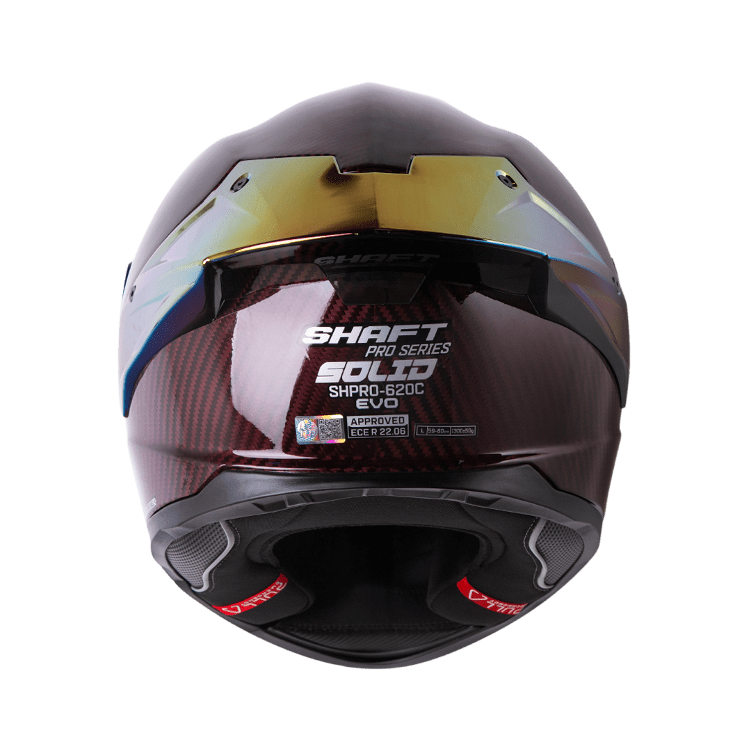 CASCO SHAFT 620C 3K RED FIBRA CARBONO3