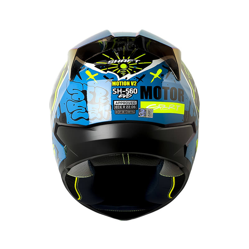 CASCO SHAFT 560 EVO MOTION V2 CAMALEON BLUE GREEN4