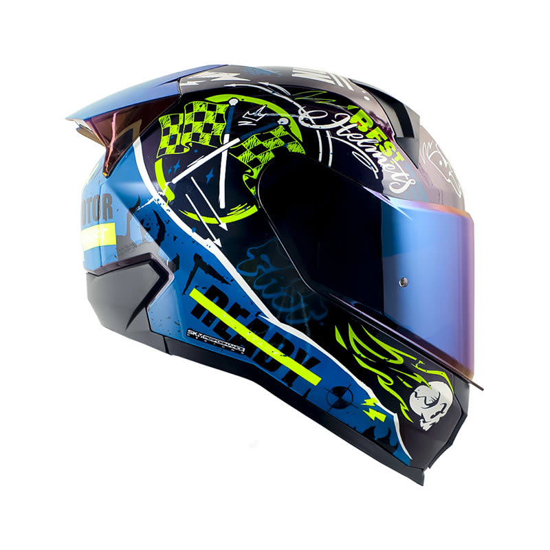 CASCO SHAFT 560 EVO MOTION V2 CAMALEON BLUE GREEN3