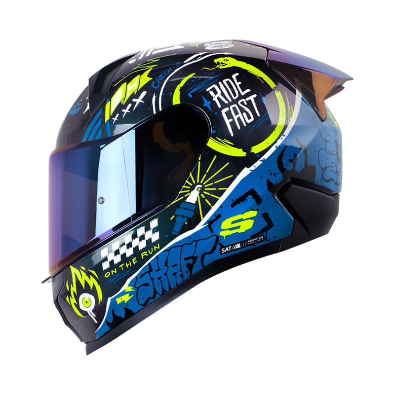 CASCO SHAFT 560 EVO MOTION V2 CAMALEON BLUE GREEN1