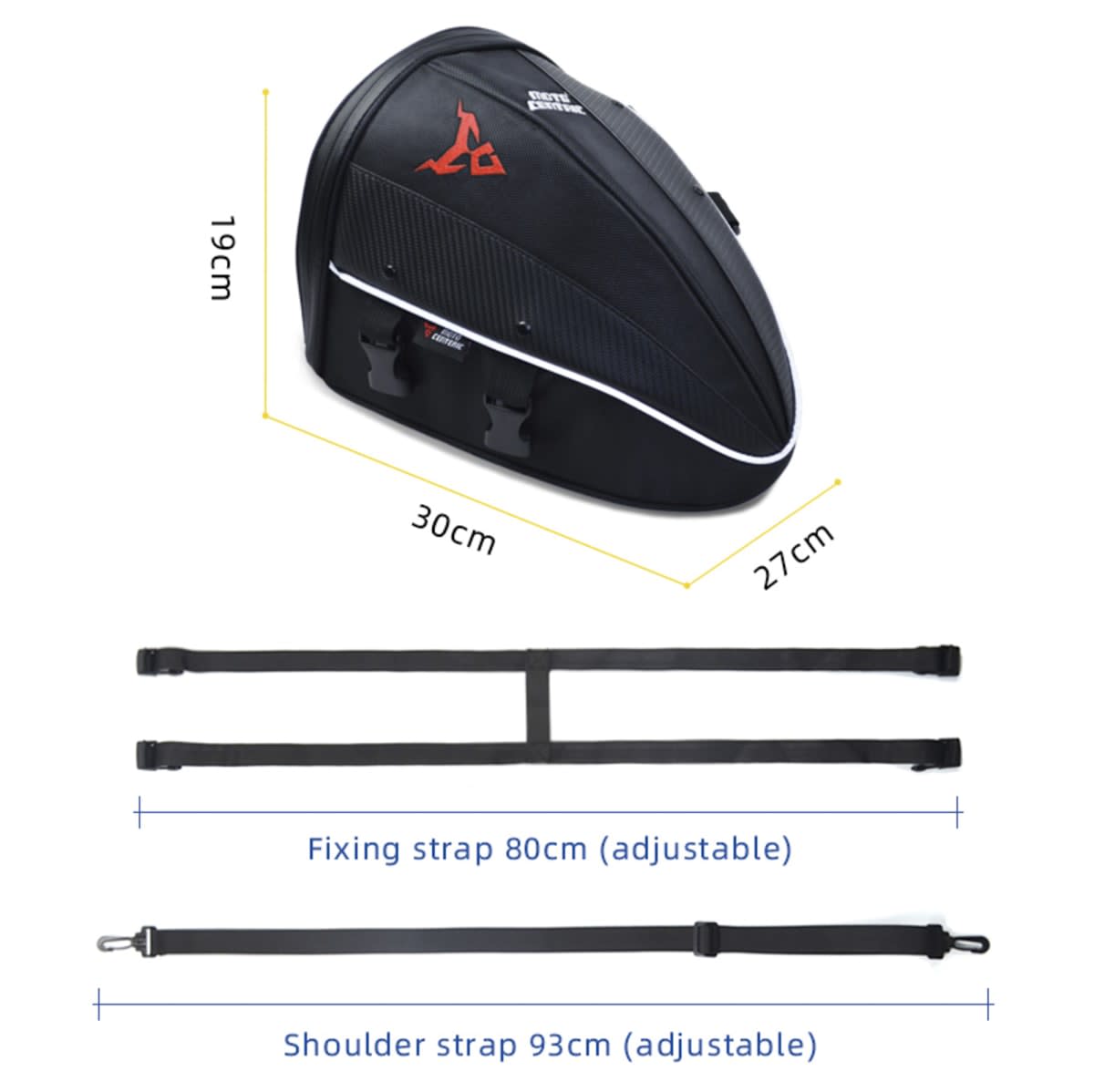 MOCHILA BOLSO PARA COLA DE MOTO MOTOCENTRIC 11-MC-00538