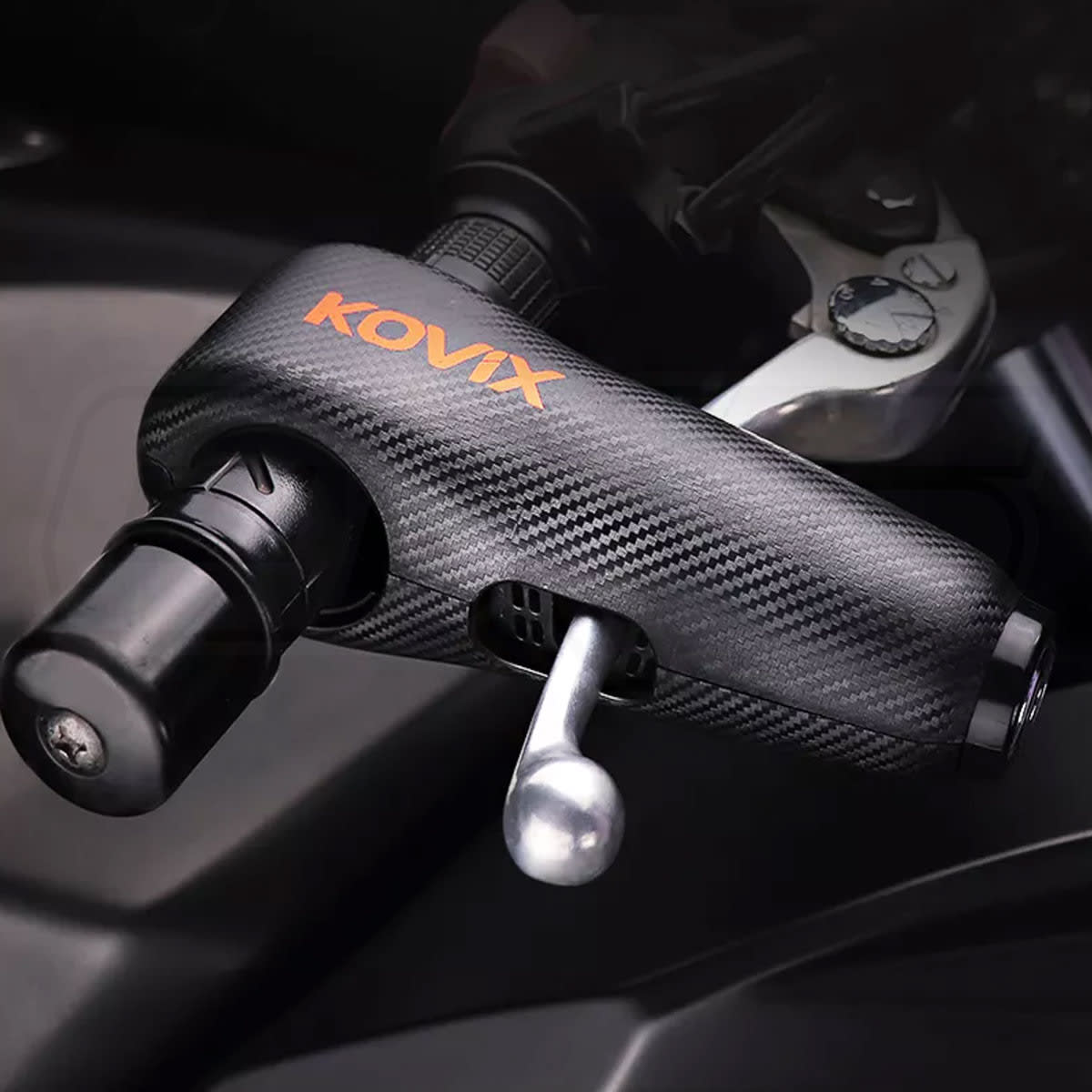 CANDADO KOVIX MANILLAR CON ALARMA KGH-BK3