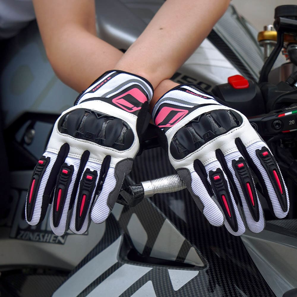 GUANTES ONES AGAIN LADY MG28 VERANO WHITE PINK2