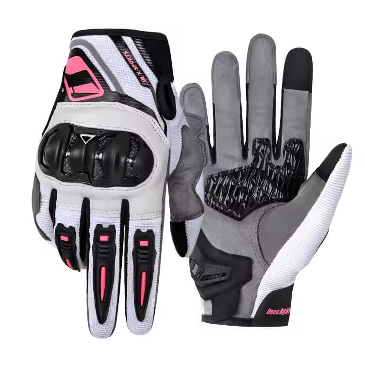GUANTES ONES AGAIN LADY MG28 VERANO WHITE PINK1