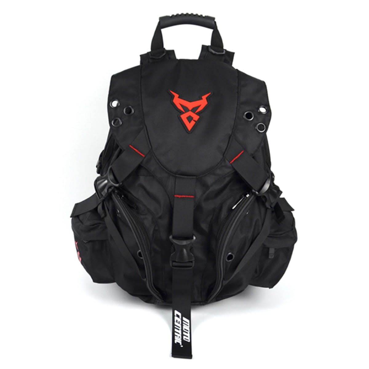 MOCHILA MOTOCENTRIC EXPLORER BLACK RED MC-11-00992