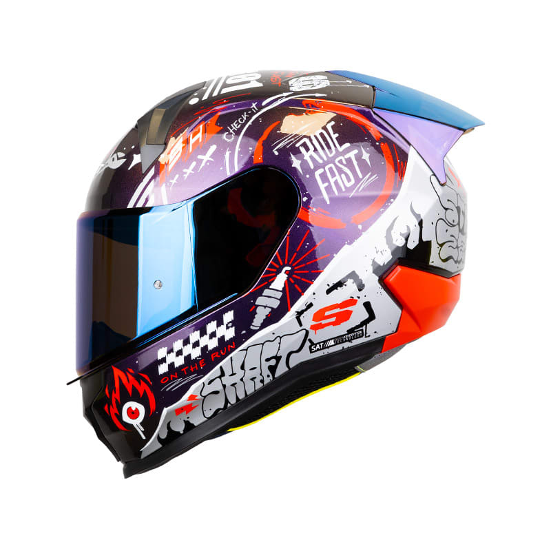 CASCO SHAFT 560 EVO MOTION V2 CAMALEON RED BLUE1