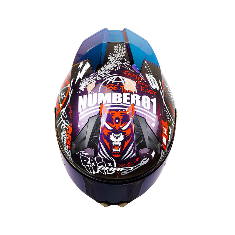 CASCO SHAFT 560 EVO MOTION V2 CAMALEON RED BLUE5