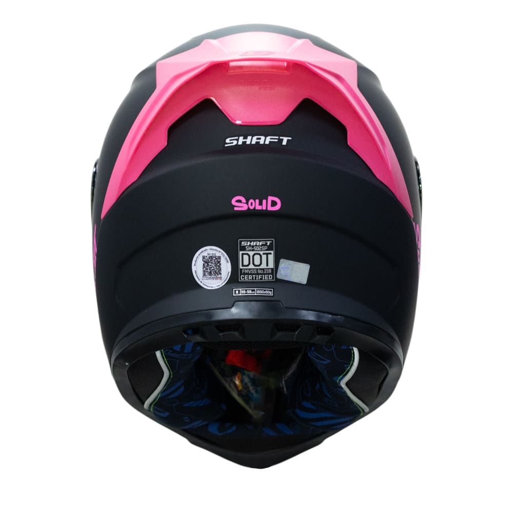 CASCO SHAFT 502 EVO SOLID BLACK PINK5