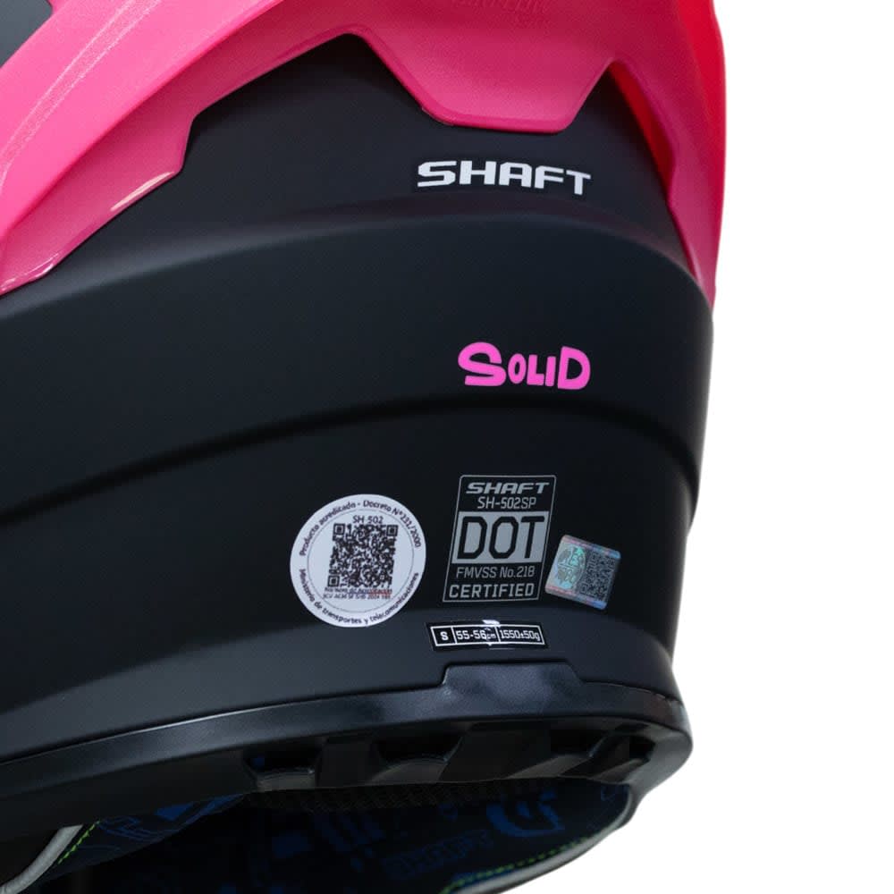 CASCO SHAFT 502 EVO SOLID BLACK PINK6