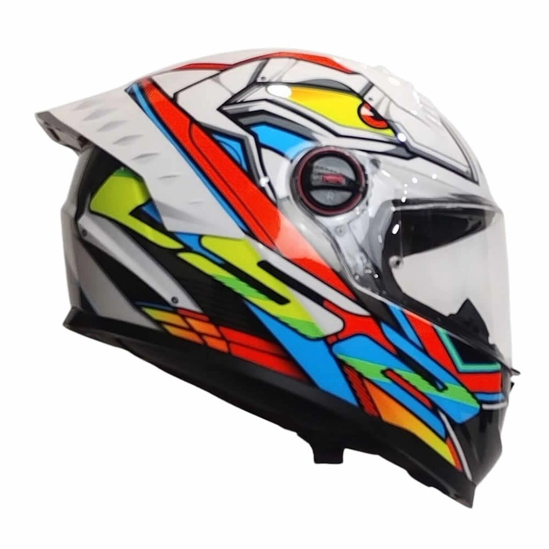 CASCO LS2 FF816 COSMOS XDRON WHITE ORANGE4